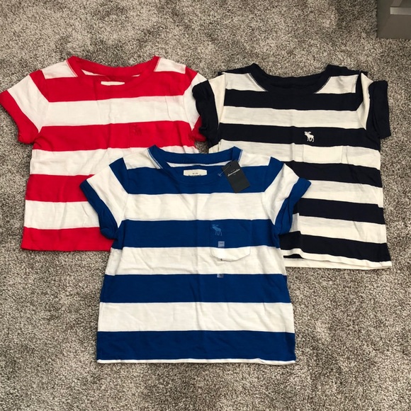 abercrombie kids Other - Bundle of 3 Abercrombie Kids Cropped Shirts
